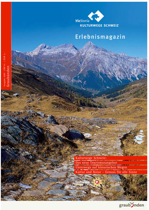 Erlebnismagazin Kulturwege Schweiz