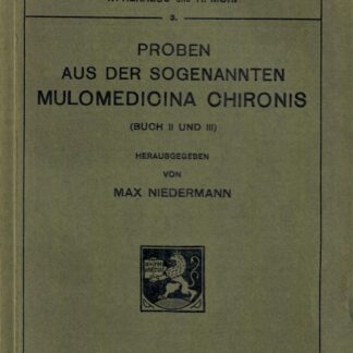 Proben aus der Mulomedicina Chironis