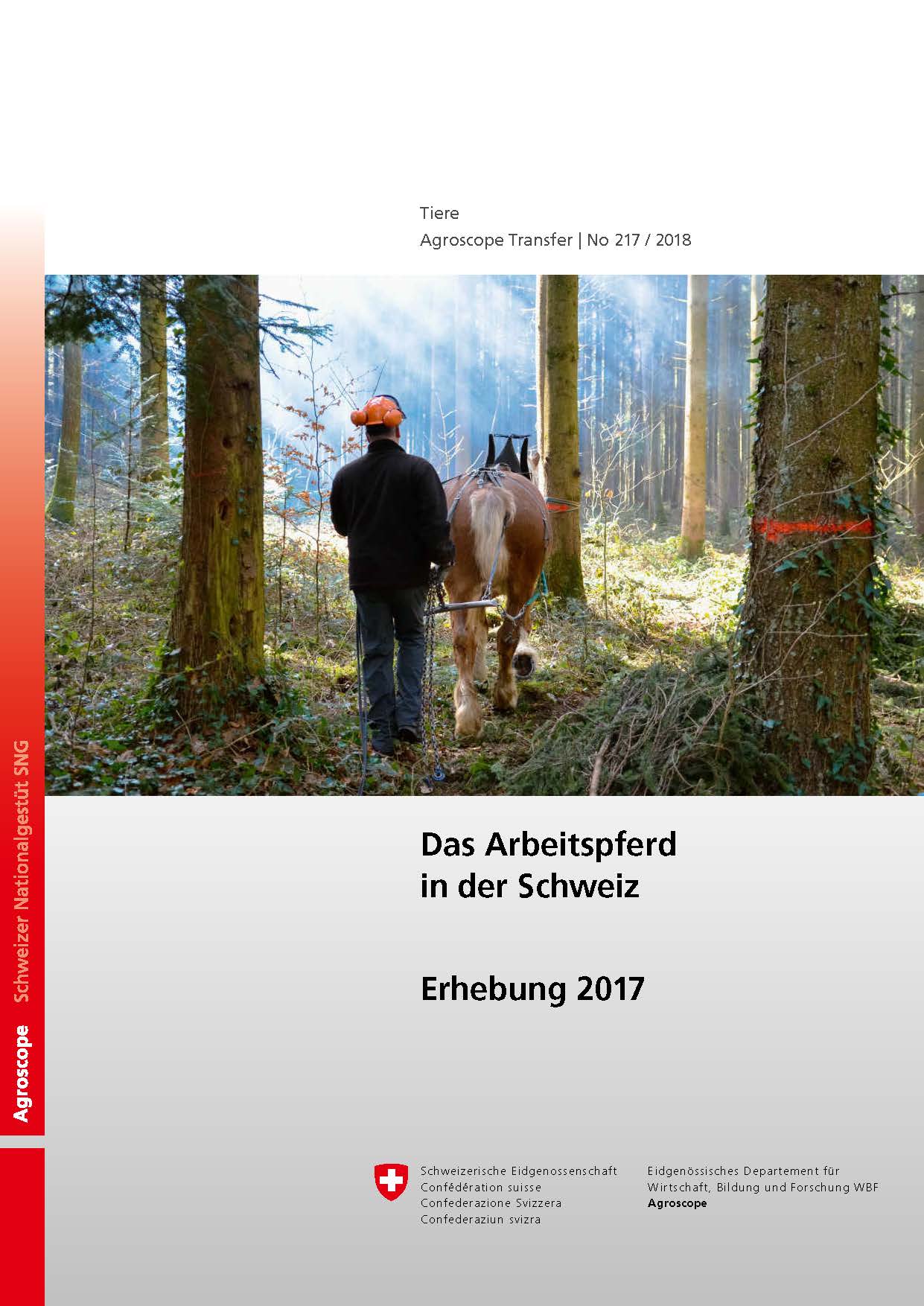 Das Arbeitspferd in der Schweiz
