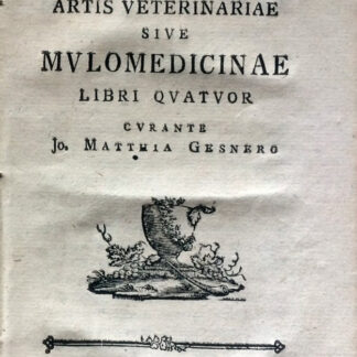 Vegetii Renati Artis Veterinariae Sive Mvlomedicinae Libri Qvatvor