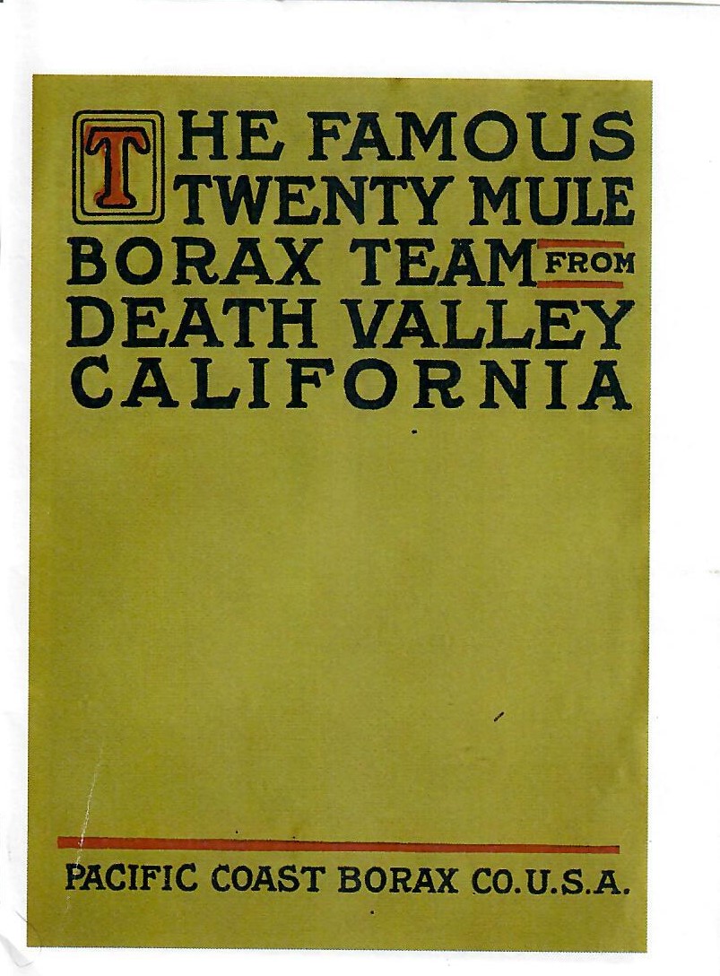The Famous Twenty Mule Borax Team from Death Valles California