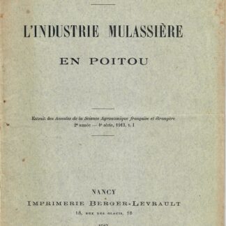 L'industrie Mulassière en Poitou