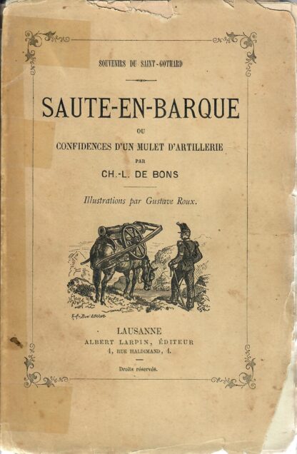 Saute-en-barque ou confidences d'un mulet d'artillerie