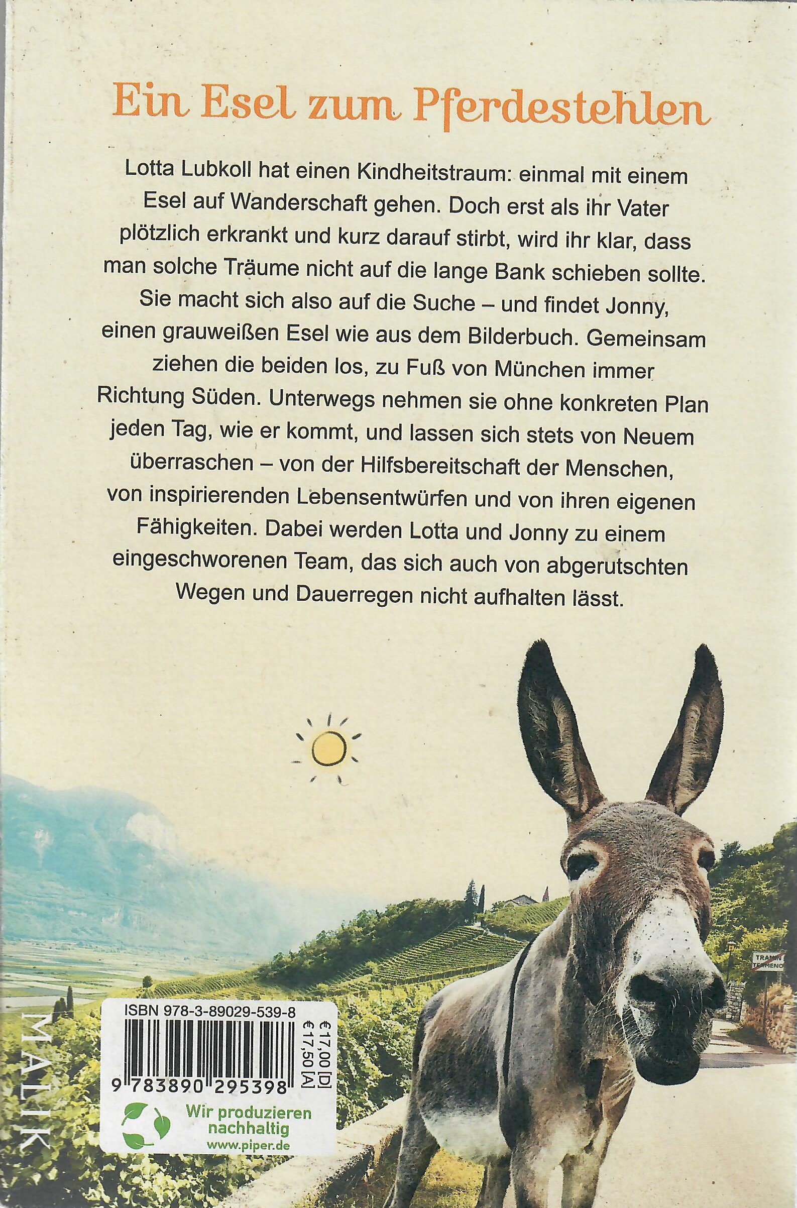 Wandern, Glück und lange Ohren - Mit Esel Jonny zu Fuß von München bis ans Mittelmeer – Bild 2
